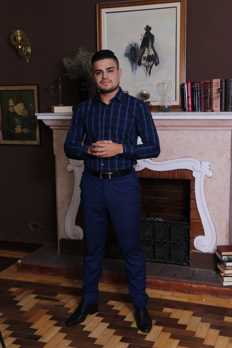 Camisa Classic Azul Marinho - ft Fratelli