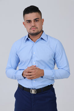 Camisa Classic Azul Quadriculada - ft Fratelli