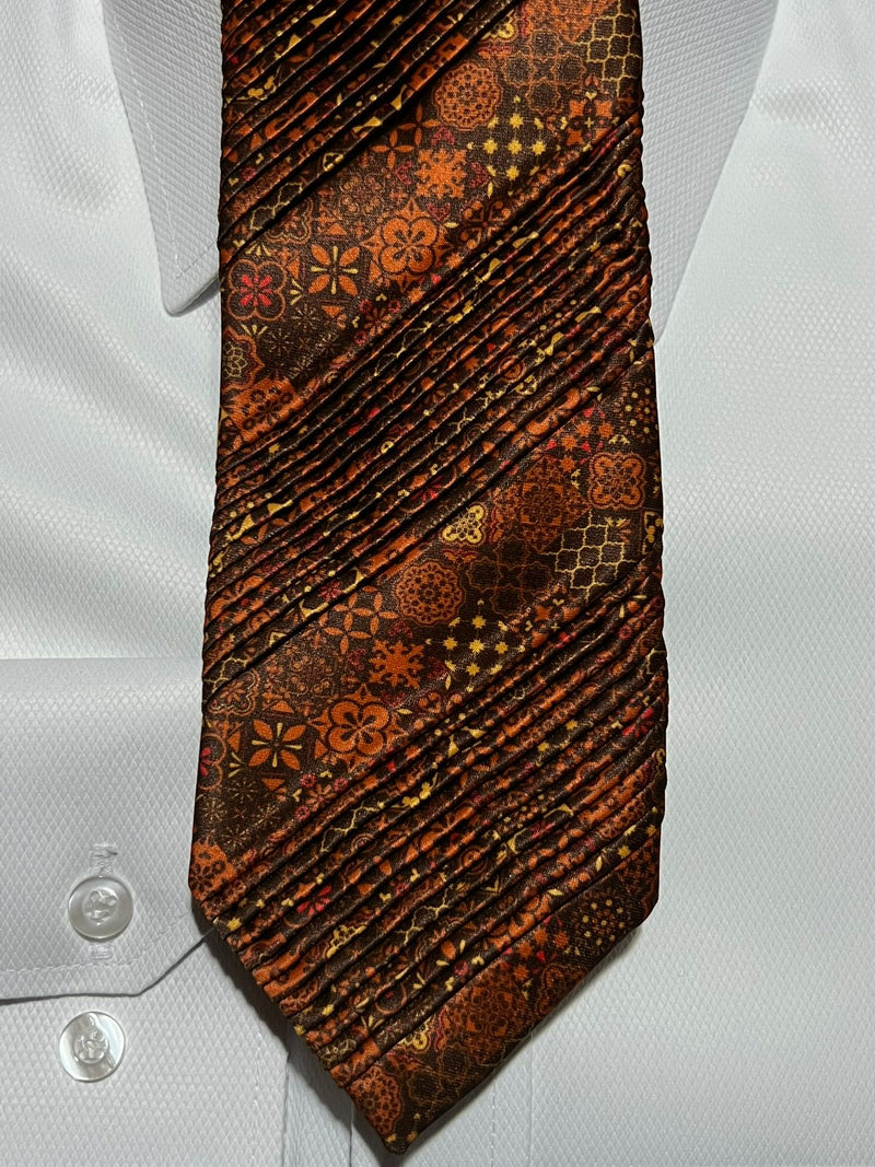 Gravata Drapeada Seda