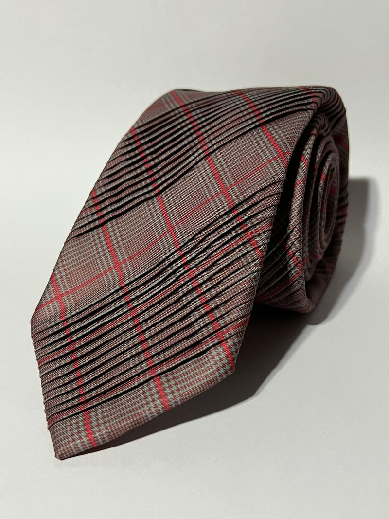 Gravata Drapeada Seda
