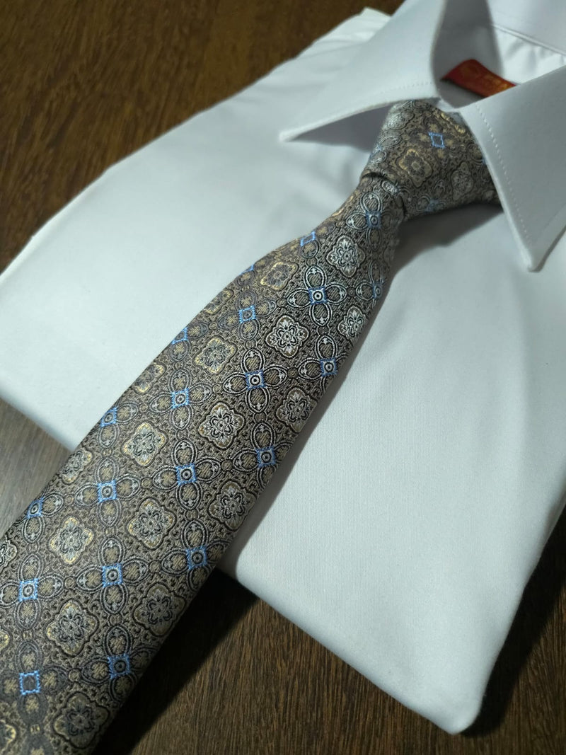 Gravata Premium de Poliéster - 2.400 fios