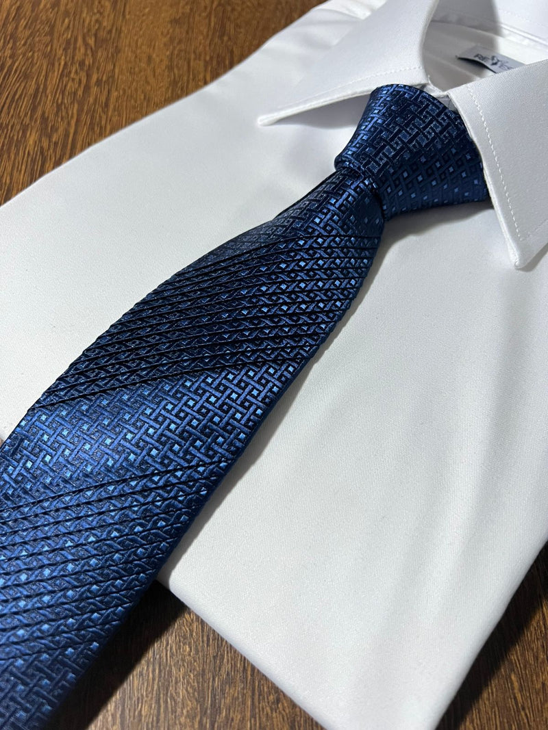 Gravata 100% Microfibra Drapeada