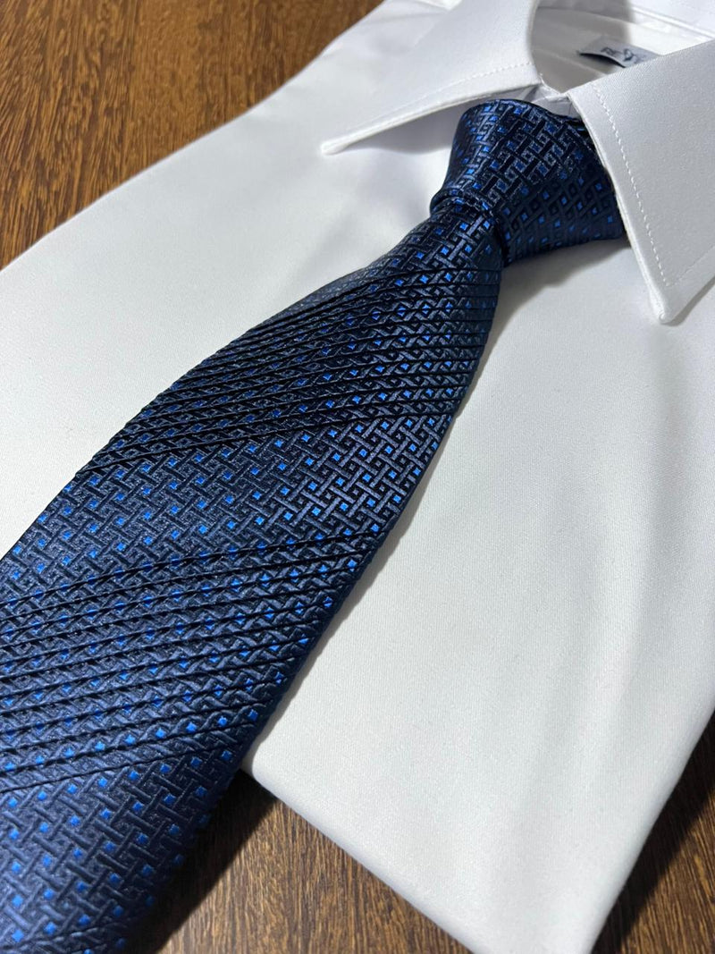 Gravata 100% Microfibra Drapeada