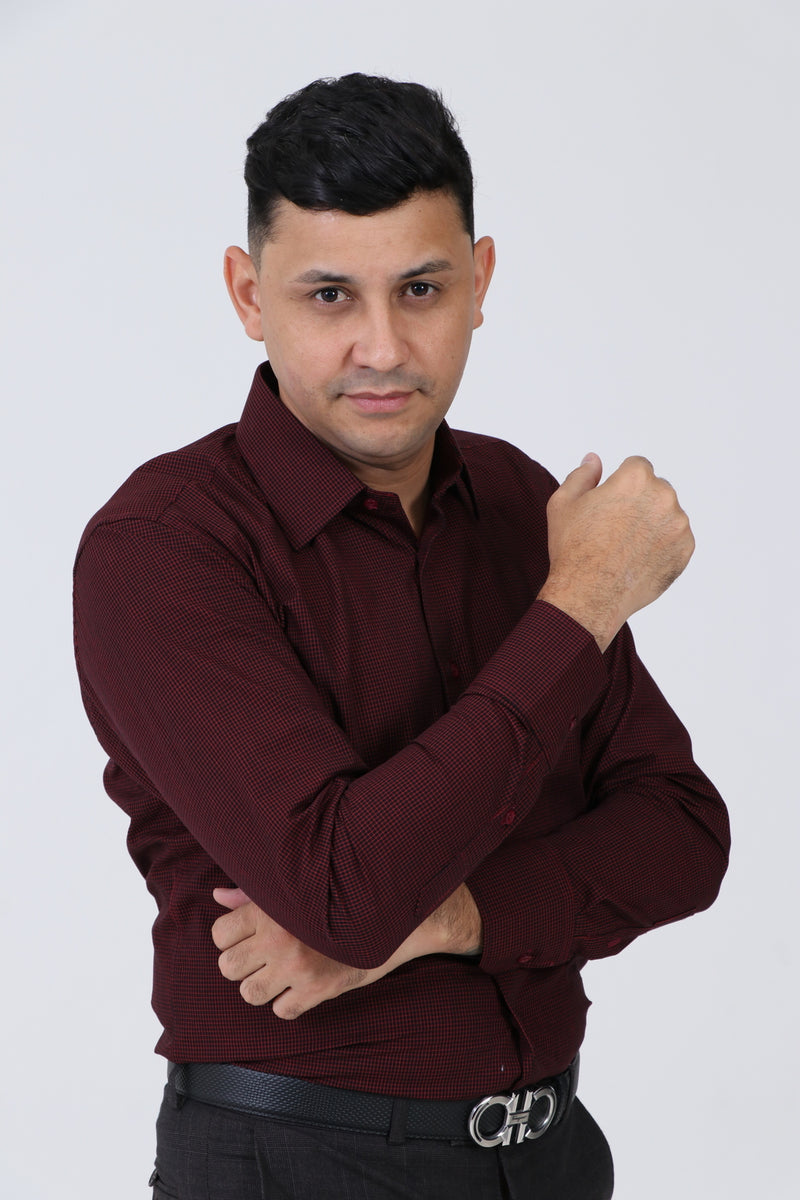 Camisa Classic Bordô ft Fratelli