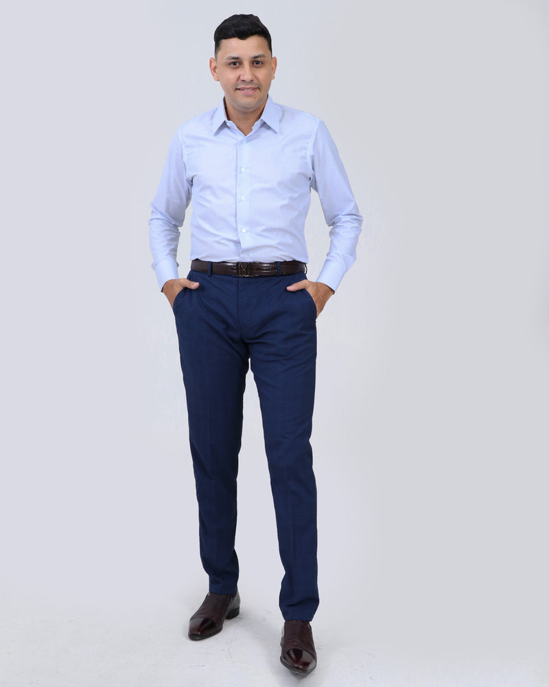 Camisa Classic Branca Quadriculada - ft Fratelli